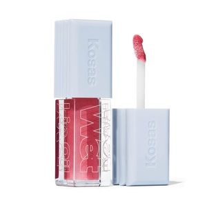 NEW IN BOX KOSAS Wet Lip Oil Gloss Plumping Treatment in Malibu Surfy Pink